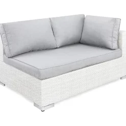 Sohvan päätymoduuli Bahamas vasen valkoinen/harmaa - Comfort Garden New