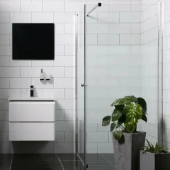 Suihkunurkka Mångsidig Vital seinä + ovi, eri kokoja - Bathlife Outlet