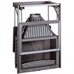 Takkasydän 800 Grande Vision, ylös avautuva luukku, 14 kW, 198 kg - Invicta Online