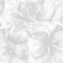 Decor Maison Tapetti Belle 5339-1, non-woven, ruusu, romanttinen, vaalea/harmaa Best