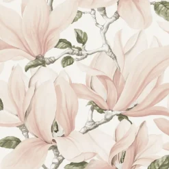 Tapetti Belle 5347-2, non-woven, ruusu, romanttinen, vaalea/punainen - Decor Maison