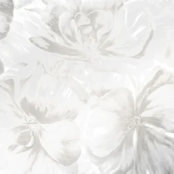 Tapetti Belle 5339-5, non-woven, pioni, ruusu, romanttinen, vaalea/harmaa - Decor Maison New