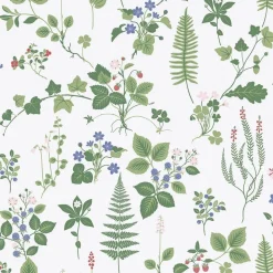 Sandudd Tapetti Metsäpolku 5259-3, 0,53x11,2m, non-woven, romanttinen, vihreä
