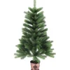 Tekojoulukuusi korilla 65 cm vihreä - FinePRICE Clearance