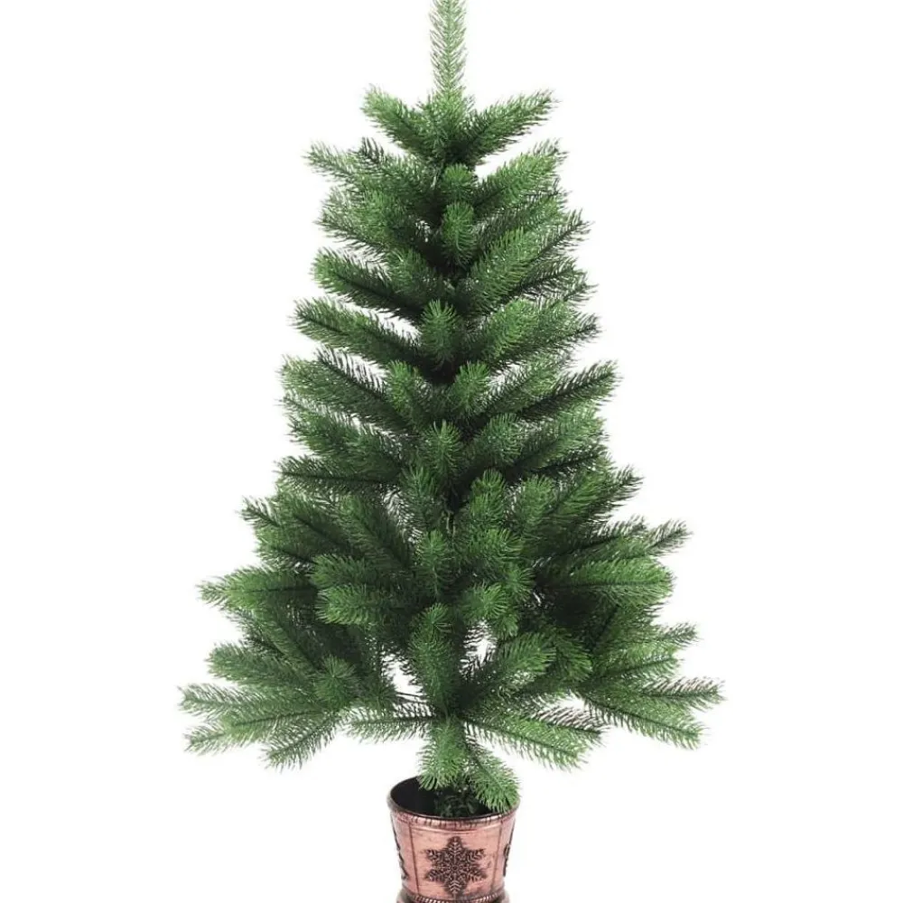Tekojoulukuusi korilla 65 cm vihreä - FinePRICE Clearance