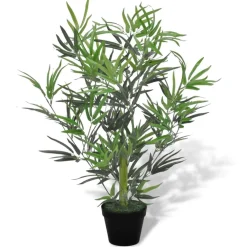 FinePRICE Tekokasvi Bambupuu Ruukussa 80 cm New