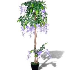 FinePRICE Tekokasvi Sinisade Ruukussa 120 cm Best