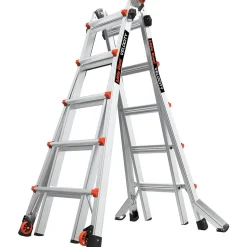 Teleskooppitikkaat 41LG102 5/9-askelmaa 5,7 m/1,69-2,89 m - Tikli Hot