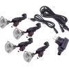 LED Energie Terassi- ja porrasvalosarja , 1W, 4 kpl, mattakromi New