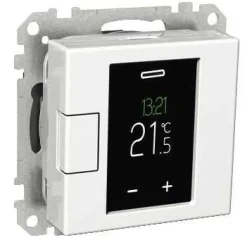 Schneider Electric Termostaatti WTH16 16A USE IP20 VAL  viikko-ohjelmoitava valkoinen Exxact Best