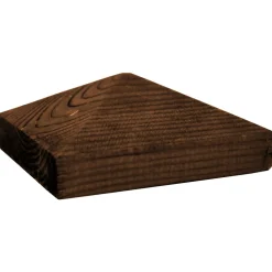 Tammiston puu Tolpanhattu Pyramidi K38R 107x107x50 mm ruskea 90 mm tolpalle Discount