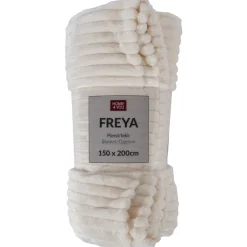 Torkkupeitto FREYA 150x200 cm, valkoinen - Home4you