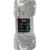 Torkkupeitto NIGHT LIGHT 150x200 cm, avaruus, harmaa - Home4you