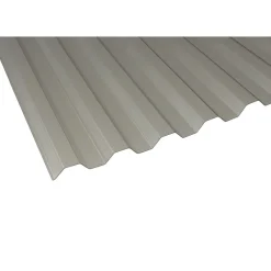 Trapetsilevy PC Sun 0,8 mm, savunharmaa 1040 x 2500 mm - Keraplast Outlet