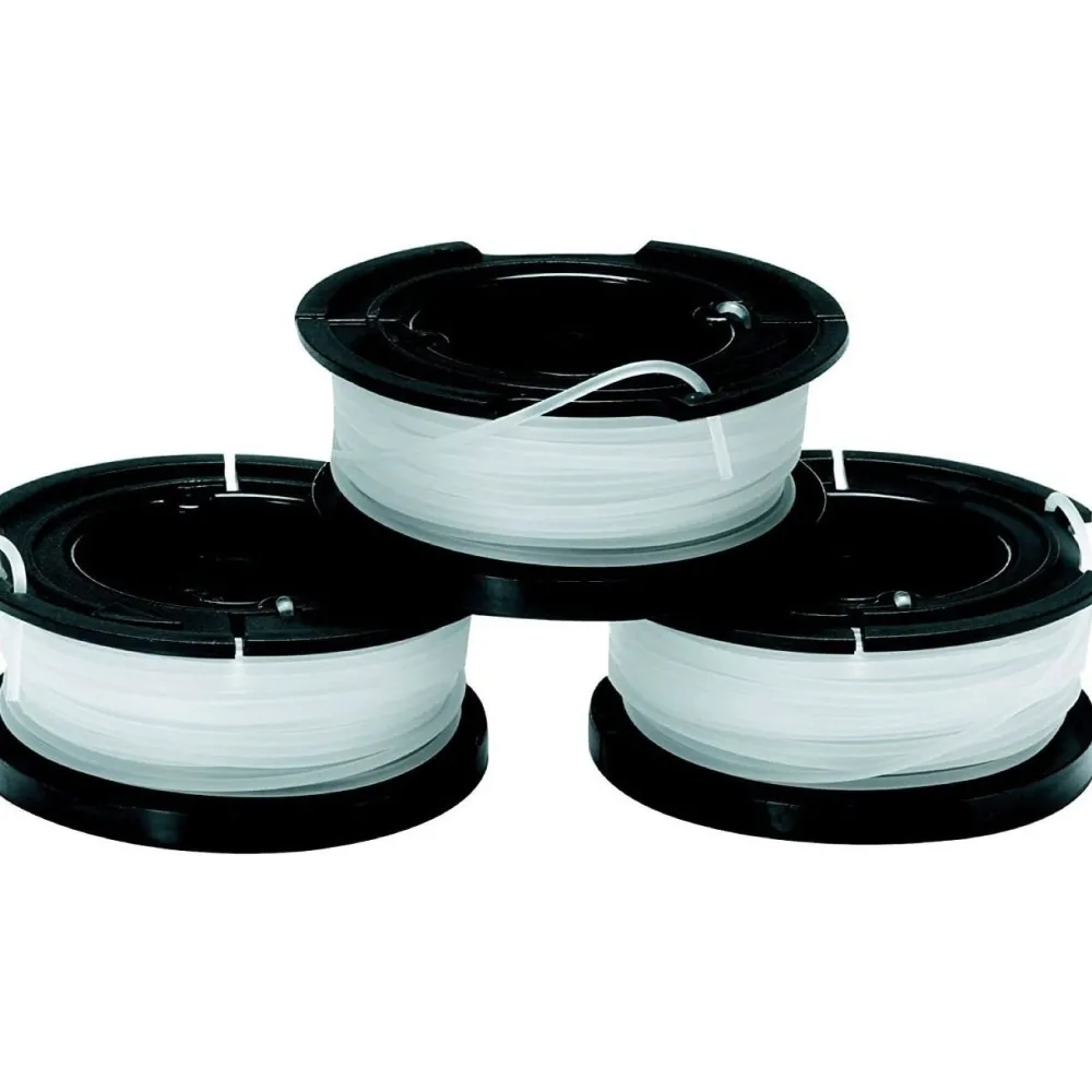 BLACK+DECKER Trimmerilankapaketti A6485 sis. 3 x A6481-trimmerilankaa New