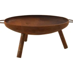 FinePRICE Tulimalja 67.5x58x22.5 cm teräs eri värejä Ruskea Outlet