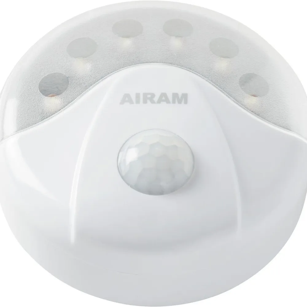 Airam Tunnistinvalo NOX, 6xLED+sensor Hot