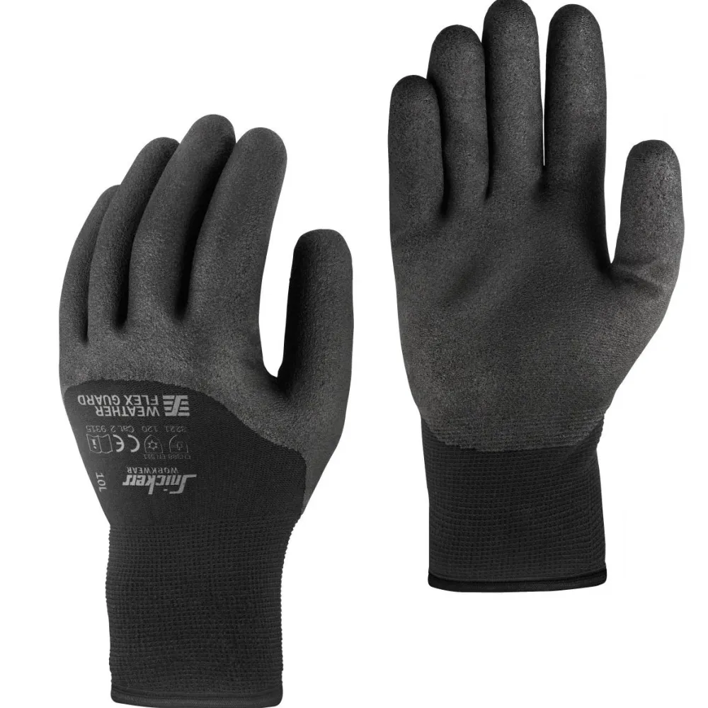 Snickers Workwear Työkäsineet 325 Weather Flex Guard kpl/pkt musta Online