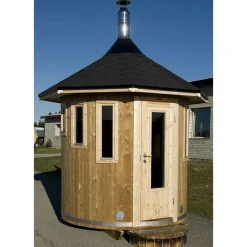 ARCTIC FINLAND HOUSE Tynnyrisauna Oskar Ø 2,3x2,5 m sis. kiuas ja hormi Online