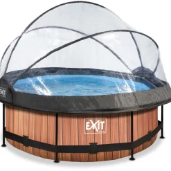 Exit Uima-allassetti Timber 12v pyöreä puukuvio sis. kupu eri kokoja Discount