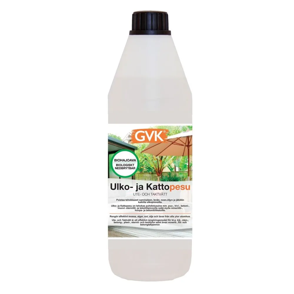 GVK Ulko- ja kattopesu 1 l Outlet