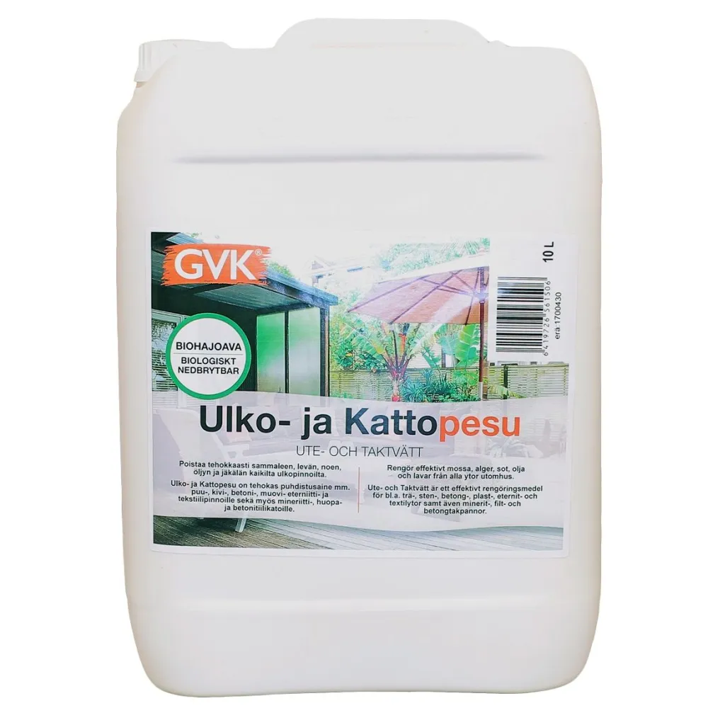 Ulko- ja kattopesu 10 l - GVK New