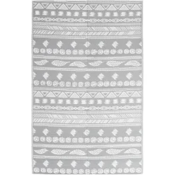 FinePRICE Ulkomatto harmaa 190x290 cm PP (16973) Clearance