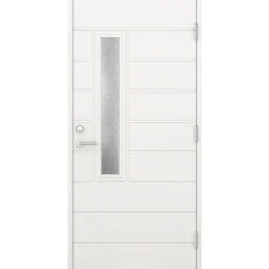 Oulux Ulko-ovi Modern 9- karmi 115 mm valkoinen Discount