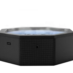Wave Spa Ulkoporeallas Como, 6 hlöä, 90 suutinta, WiFi, kahdeksankulmainen, koottava, musta Outlet