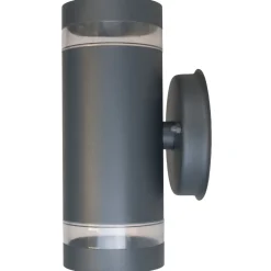 Ulkoseinävalaisin Alppila XL-W max 2x35W GU10 225x115x121 mm IP44 antrasiitti - Airam Discount