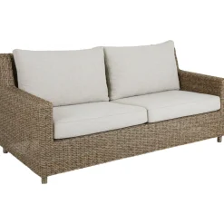 Ulkosohva Sandkorn, 2.5-istuttava, ruskea/beige - Brafab Discount