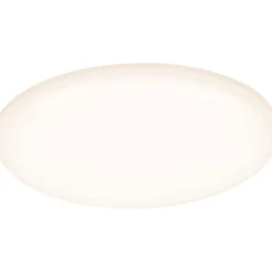 Paulmann Upotettava LED-paneeli Veluna, IP44, Ø12.5cm, 8.5W, 3000K, satiini New
