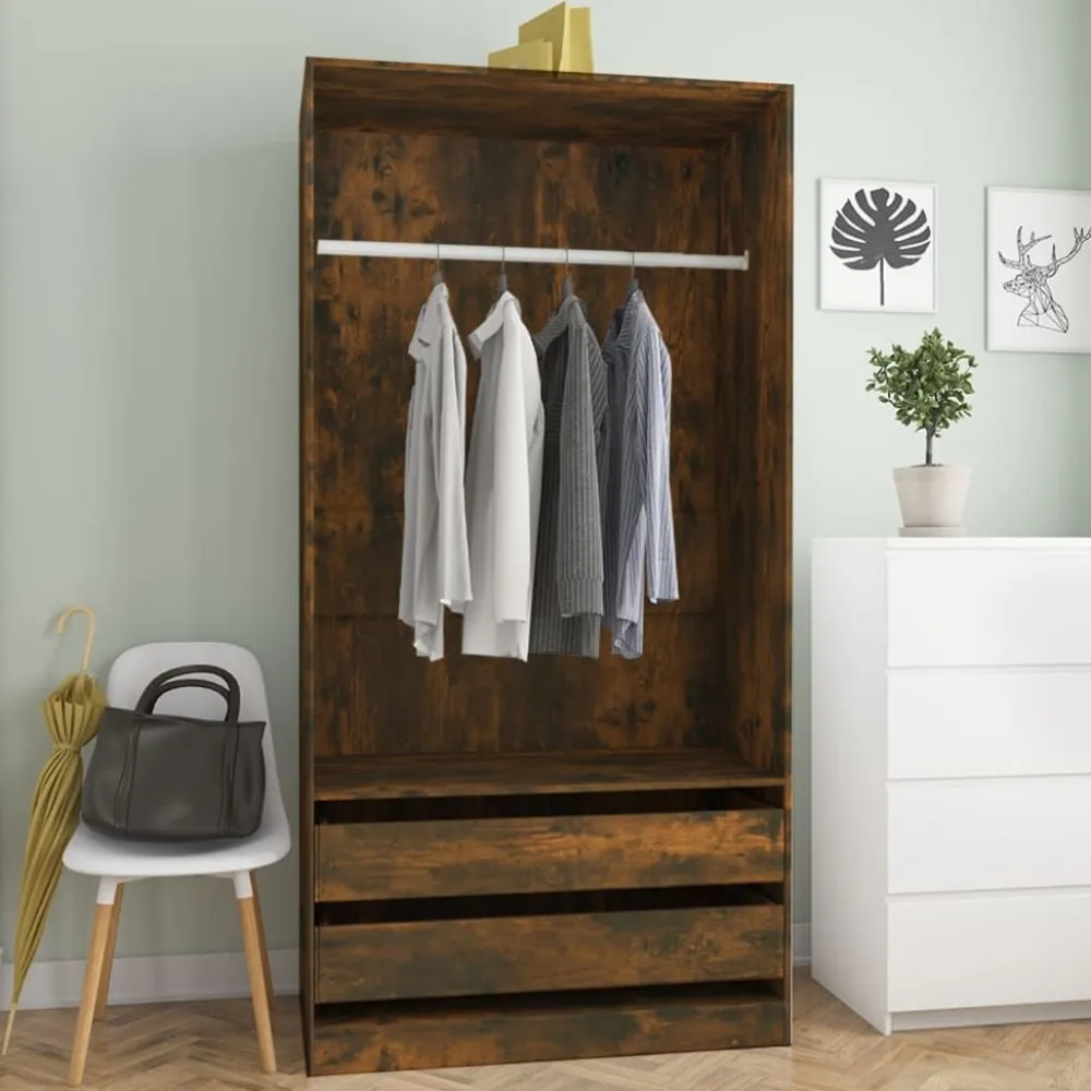 Vaatekaappi 100cm eri värejä - FinePRICE Outlet