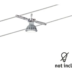 Vaijerivalaisin TogoLED, GU5.3, 12V, himmennettävä, kromi - Paulmann