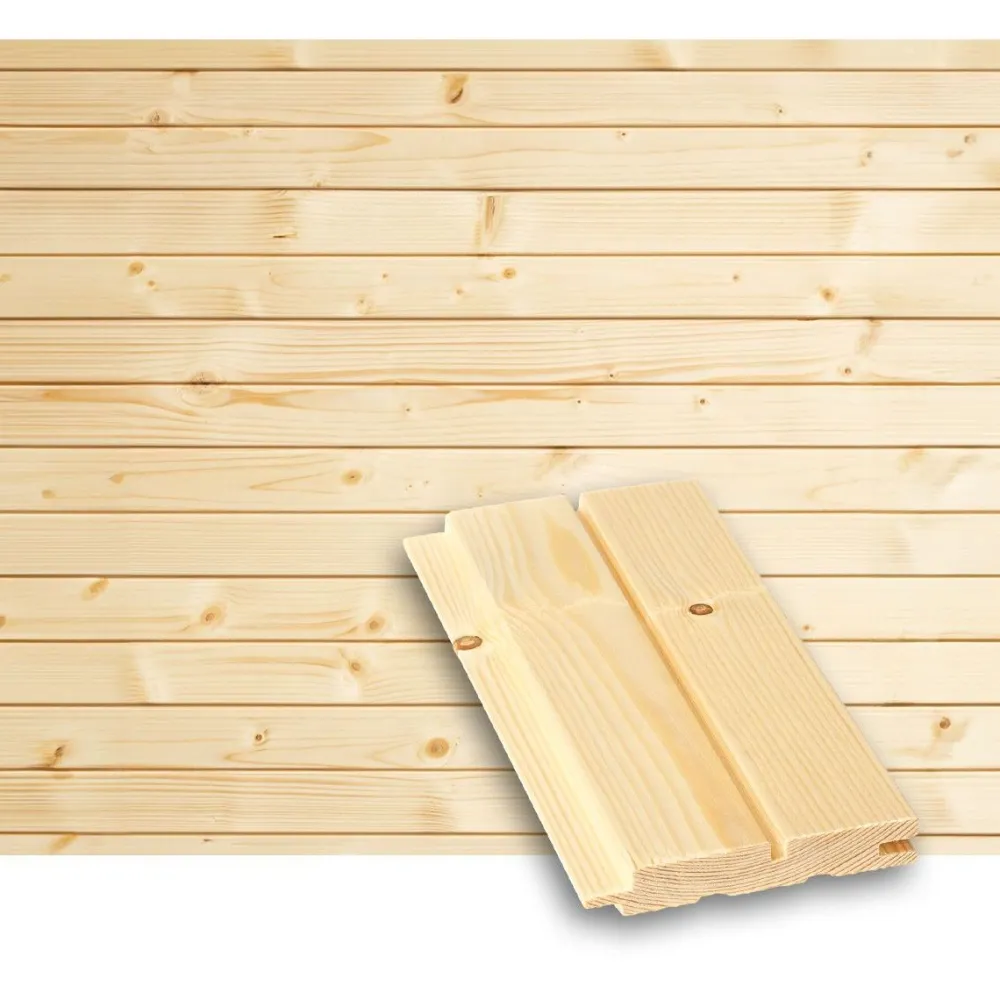 Lauta Valeurapaneeli/saunapaneeli Tuuli Sauna STS4, 15x95mm, TK, kuusi, puuvalmis Sale