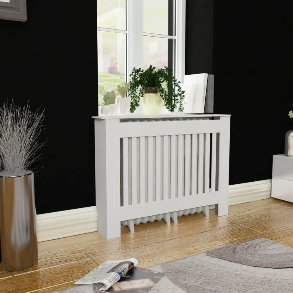 Valkoinen mdf patterinsuojakaappi 112 cm - FinePRICE Hot