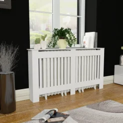FinePRICE Valkoinen mdf patterinsuojakaappi 152 cm Clearance