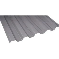 Valokate PC Sun Trapetsi, 0.8mm, savunharmaa, lev. 1040mm, määrämittainen - Keraplast New
