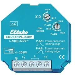 Valonsäädin/painikehimmennin EUD61NPL-230V ilman N-johdinta - Eltako New
