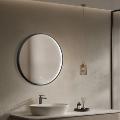 Bathlife Valopeili Lysa, 700 mm, musta Discount