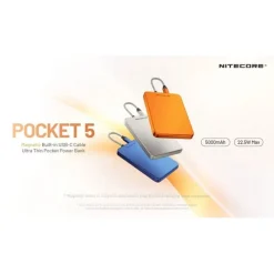 Nitecore Varavirtalähde Pocket 5 5000mAh sininen Clearance