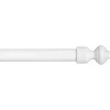 Verhotanko puinen valkoinen 200 cm 28 mm - Hasta Clearance