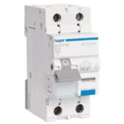 Hager Vikavirta ADA956G 2x6A/30mA C-käyrä Outlet