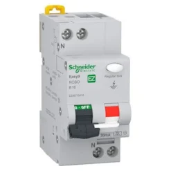 Schneider Electric Vikavirtajohdonsuojakatkaisija Easy9 RCBO 2B16 30 mA Clearance