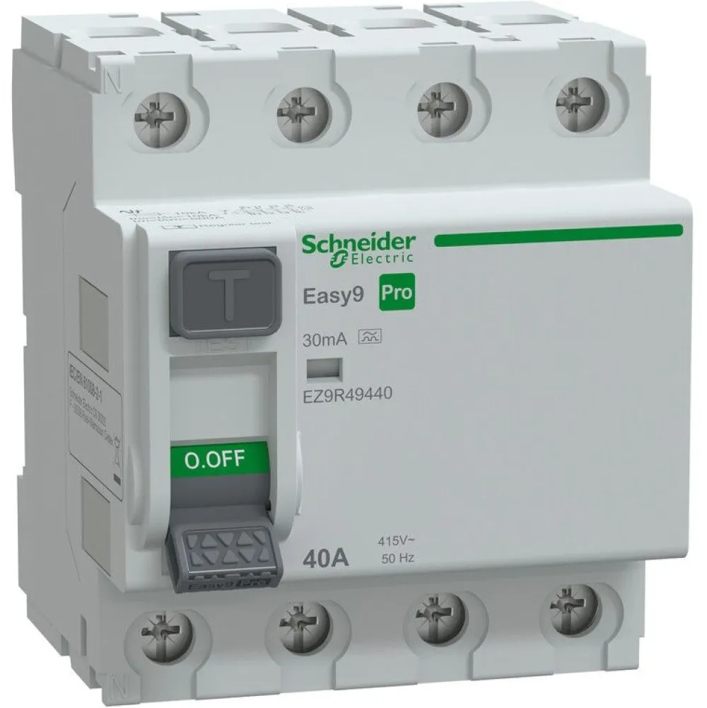 Schneider Electric Vikavirtasuojakytkin Easy9 RCCB 4P 40 A 30 mA A Best