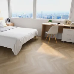 Check Floors Vinyylilankku Check One Herringbone 2074H Prenzlau Oak, vaaleanruskea, integroitu askeläänieriste Online