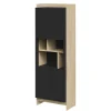 Nomla Vitriinikaappi PORTO, beige/musta (6268) Best