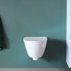 Bathlife WC-istuin Spola, seinämalli, valkoinen New