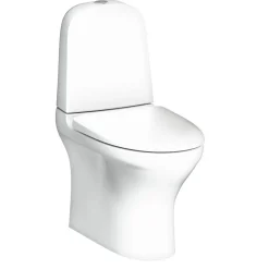 Gustavsberg WC-istuin Estetic, piilotettu S/P-lukko, Hygienic Flush, kaksoishuuhtelu, Soft Close -kannella, C+ liimakiinnitys, mattavalkoinen New