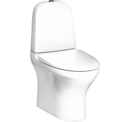 WC-istuin Estetic 8300 piilo S/P-lukko, Hygienic Flush, C+, mattavalkoinen - Gustavsberg Outlet
